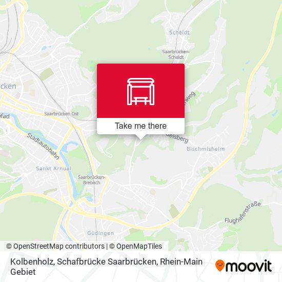 Kolbenholz, Schafbrücke Saarbrücken map