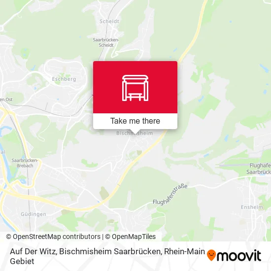 Карта Auf Der Witz, Bischmisheim Saarbrücken