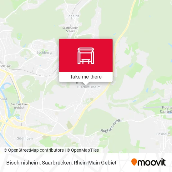 Карта Bischmisheim, Saarbrücken