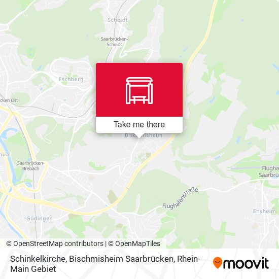 Schinkelkirche, Bischmisheim Saarbrücken map