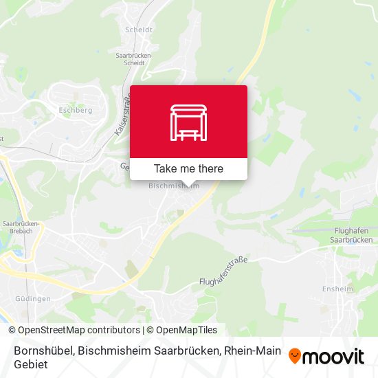 Bornshübel, Bischmisheim Saarbrücken map