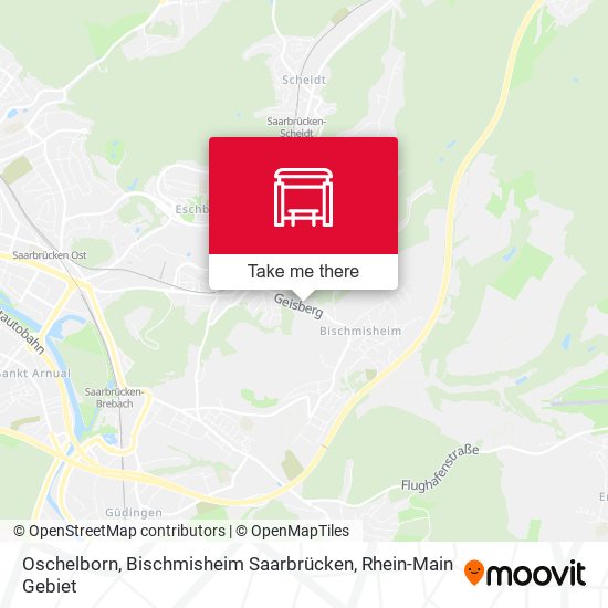 Oschelborn, Bischmisheim Saarbrücken map