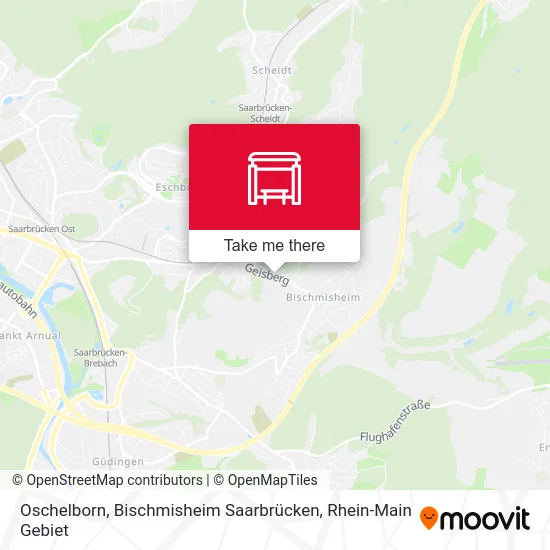 Карта Oschelborn, Bischmisheim Saarbrücken