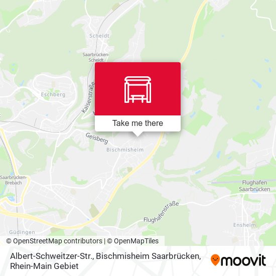 Карта Albert-Schweitzer-Str., Bischmisheim Saarbrücken