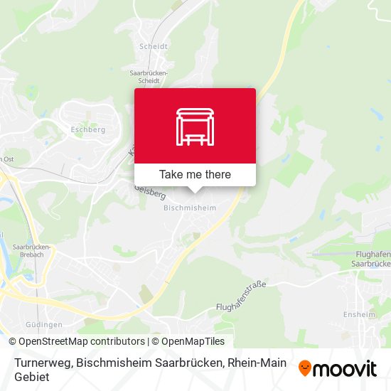 Turnerweg, Bischmisheim Saarbrücken map
