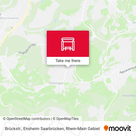 Карта Brückstr., Ensheim Saarbrücken
