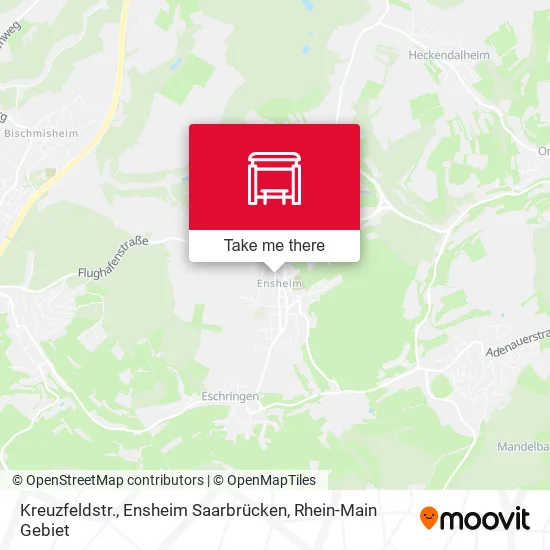 Kreuzfeldstr., Ensheim Saarbrücken map