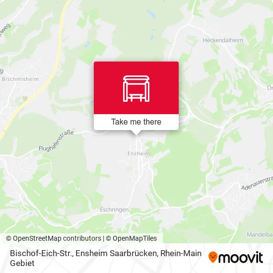 Карта Bischof-Eich-Str., Ensheim Saarbrücken