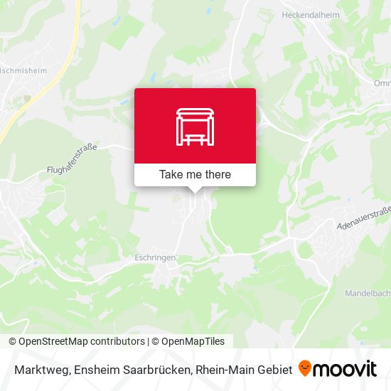 Marktweg, Ensheim Saarbrücken map