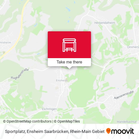 Sportplatz, Ensheim Saarbrücken map