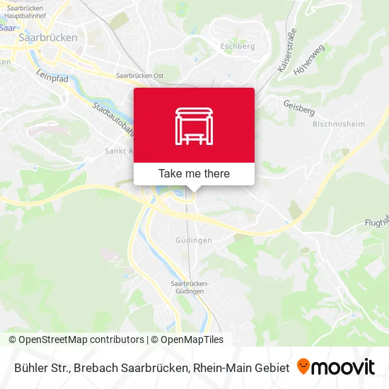 Карта Bühler Str., Brebach Saarbrücken