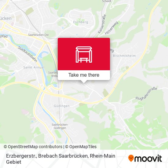 Erzbergerstr., Brebach Saarbrücken map