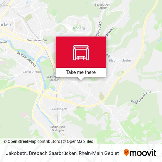 Jakobstr., Brebach Saarbrücken map
