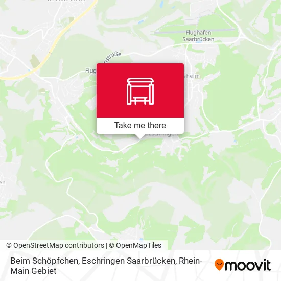 Карта Beim Schöpfchen, Eschringen Saarbrücken