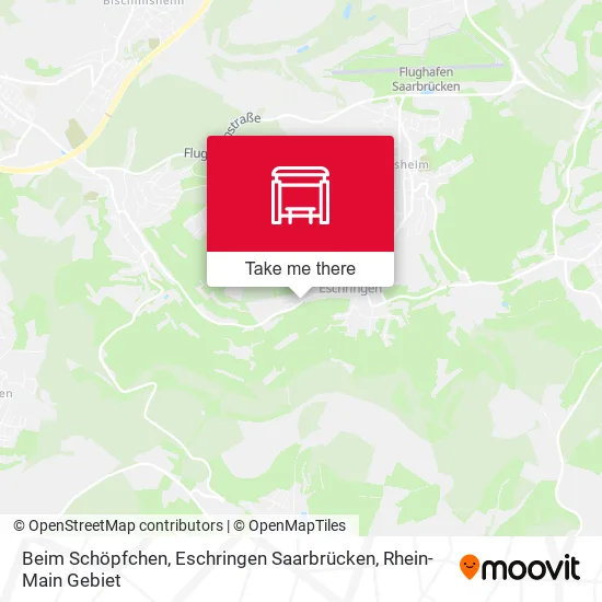 Карта Beim Schöpfchen, Eschringen Saarbrücken