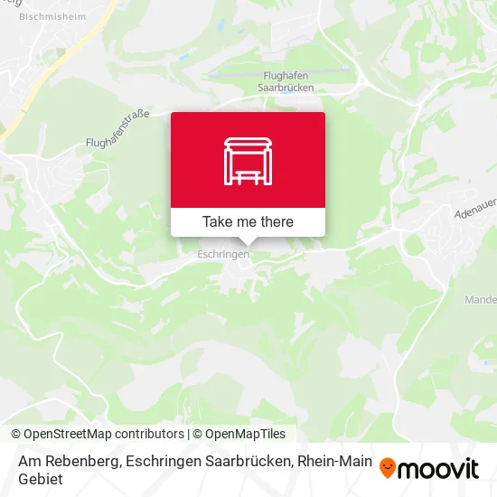 Карта Am Rebenberg, Eschringen Saarbrücken