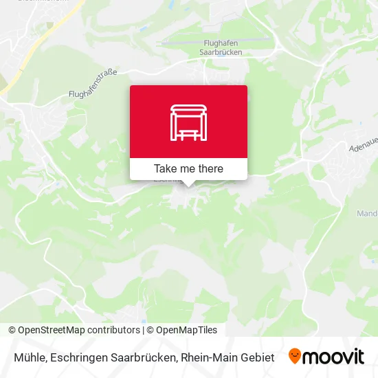 Карта Mühle, Eschringen Saarbrücken