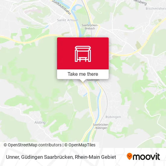 Карта Unner, Güdingen Saarbrücken