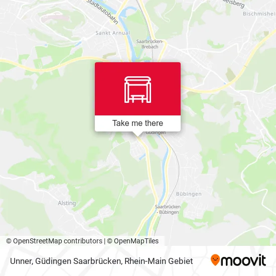 Карта Unner, Güdingen Saarbrücken