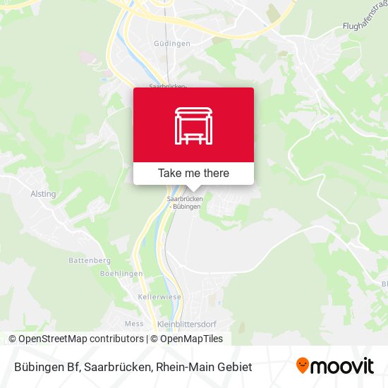 Карта Bübingen Bf, Saarbrücken