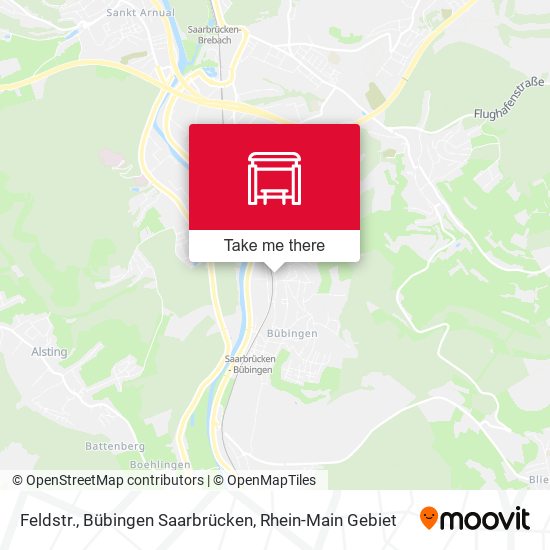 Feldstr., Bübingen Saarbrücken map