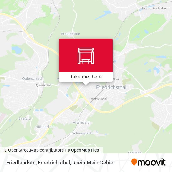 Friedlandstr., Friedrichsthal map