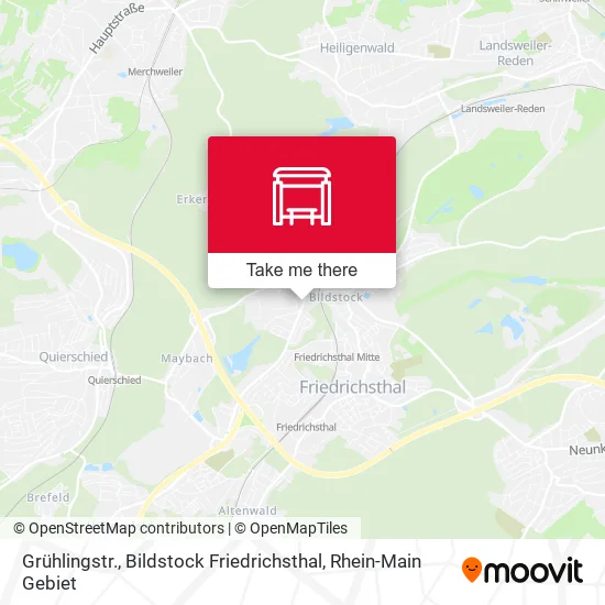 Карта Grühlingstr., Bildstock Friedrichsthal