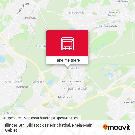 Illinger Str., Bildstock Friedrichsthal map