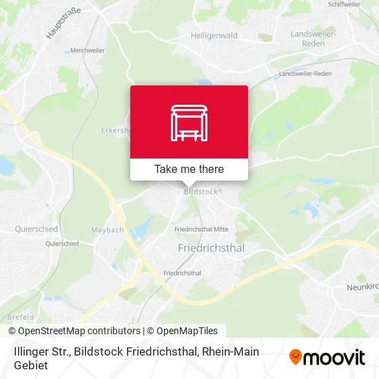 Карта Illinger Str., Bildstock Friedrichsthal
