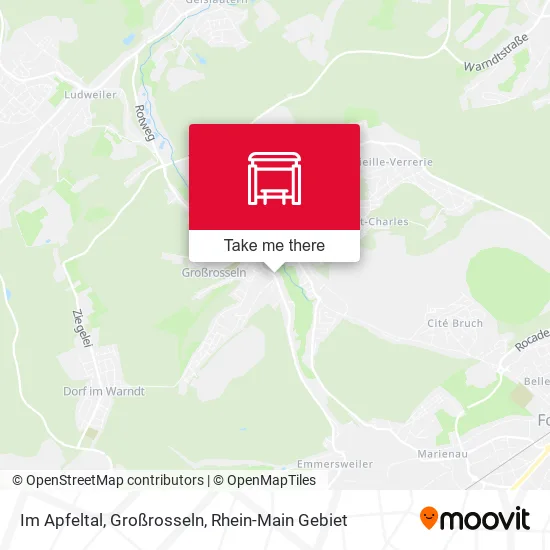Карта Im Apfeltal, Großrosseln