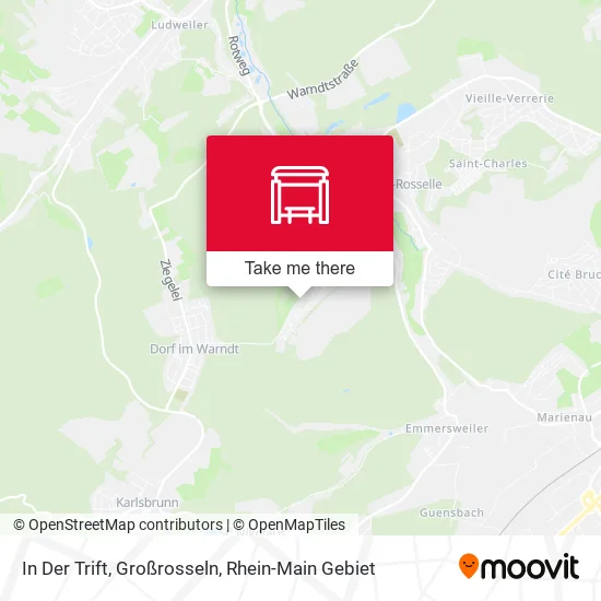 Карта In Der Trift, Großrosseln