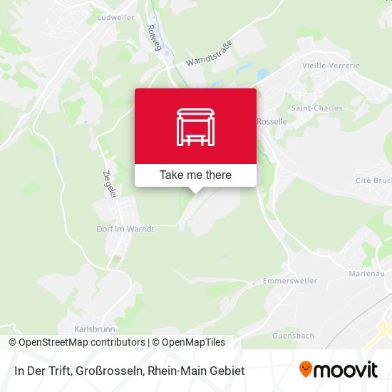 Карта In Der Trift, Großrosseln