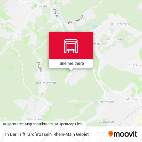 Карта In Der Trift, Großrosseln