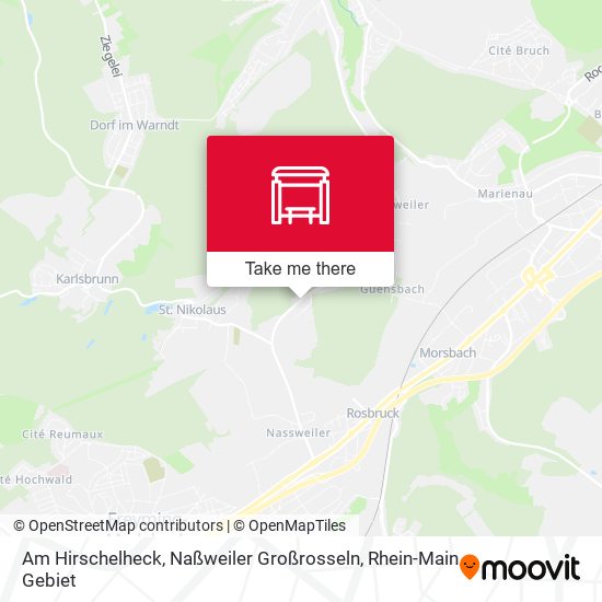 Карта Am Hirschelheck, Naßweiler Großrosseln