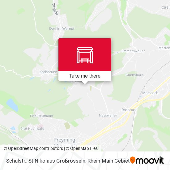 Schulstr., St.Nikolaus Großrosseln map