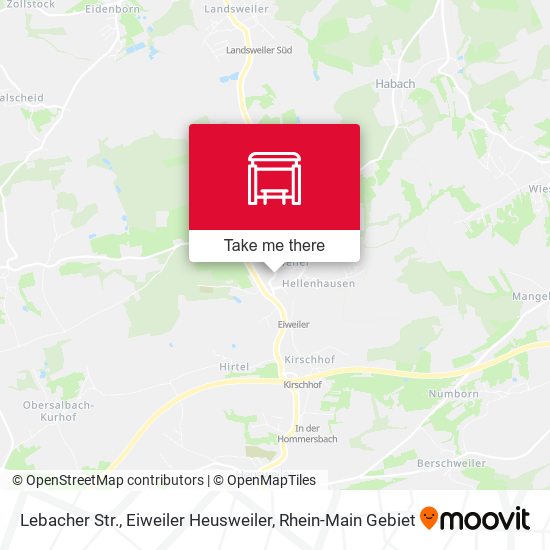 Lebacher Str., Eiweiler Heusweiler map