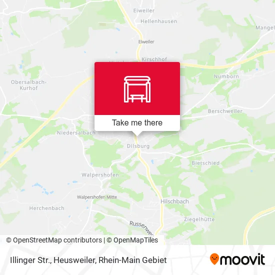 Карта Illinger Str., Heusweiler