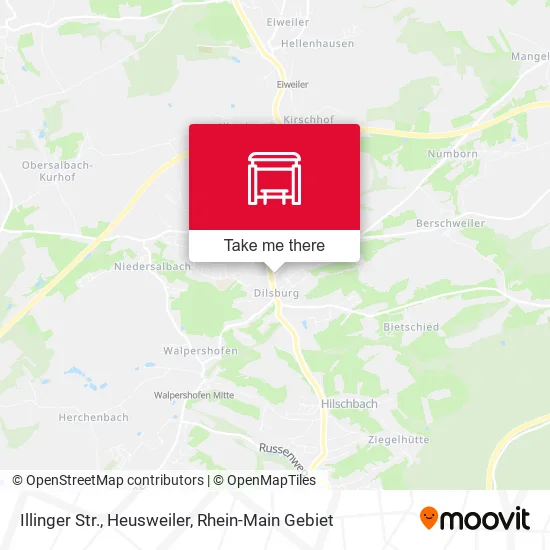 Карта Illinger Str., Heusweiler