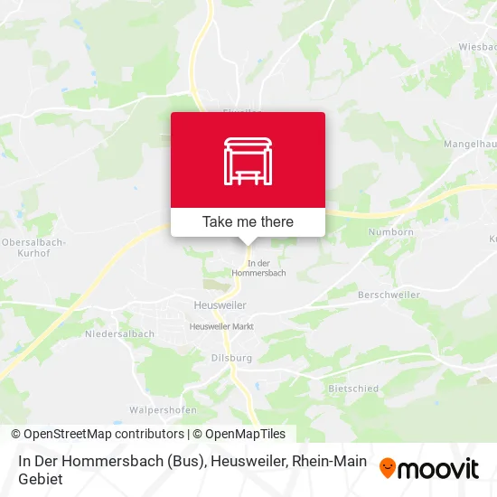 Карта In Der Hommersbach (Bus), Heusweiler