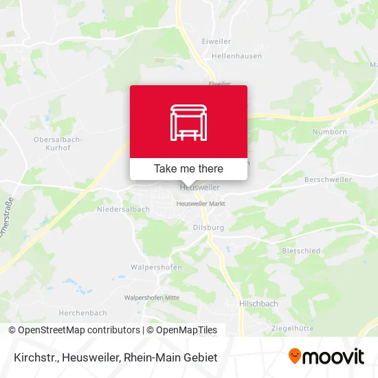 Карта Kirchstr., Heusweiler