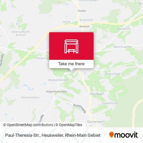 Карта Paul-Theresia-Str., Heusweiler