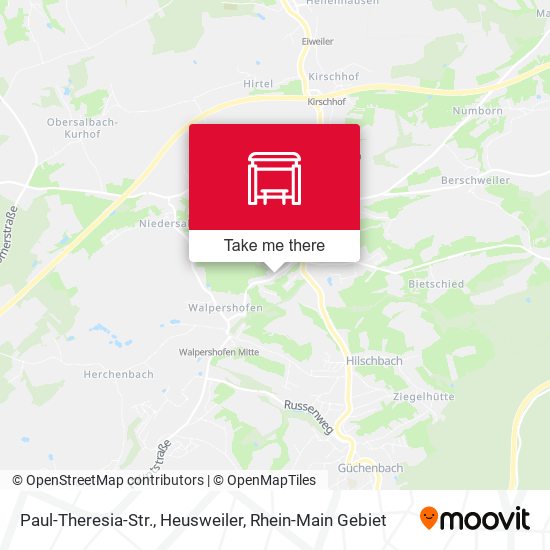 Paul-Theresia-Str., Heusweiler map