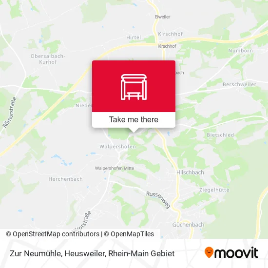 Карта Zur Neumühle, Heusweiler