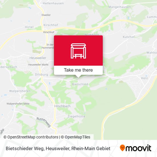 Bietschieder Weg, Heusweiler map