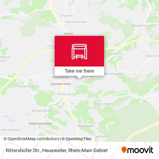 Карта Rittershofer Str., Heusweiler
