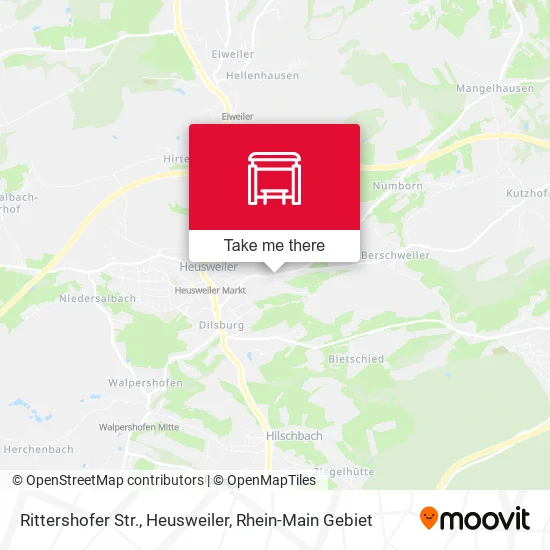 Карта Rittershofer Str., Heusweiler