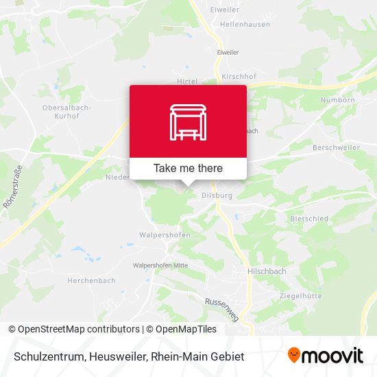 Карта Schulzentrum, Heusweiler