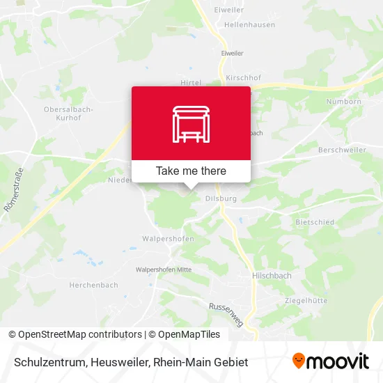 Карта Schulzentrum, Heusweiler