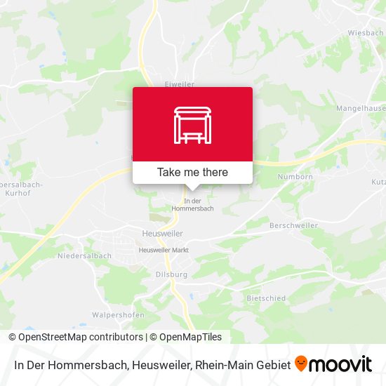 In Der Hommersbach, Heusweiler map