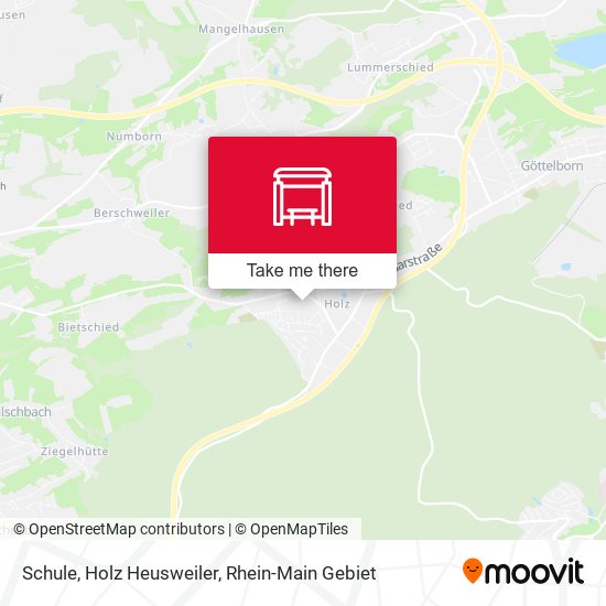 Карта Schule, Holz Heusweiler